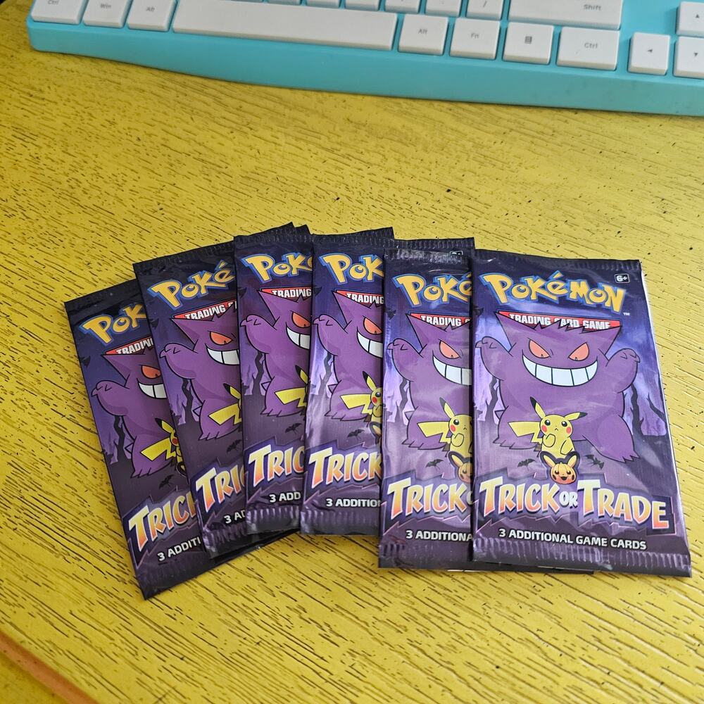 Set of 7 Single Pack Trick or Trade BOOster Bundle EACH PACK HAS 3 CARDS